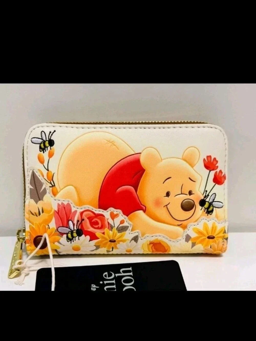 Loungefly, disney Winnie the Pooh bees and flower wallet